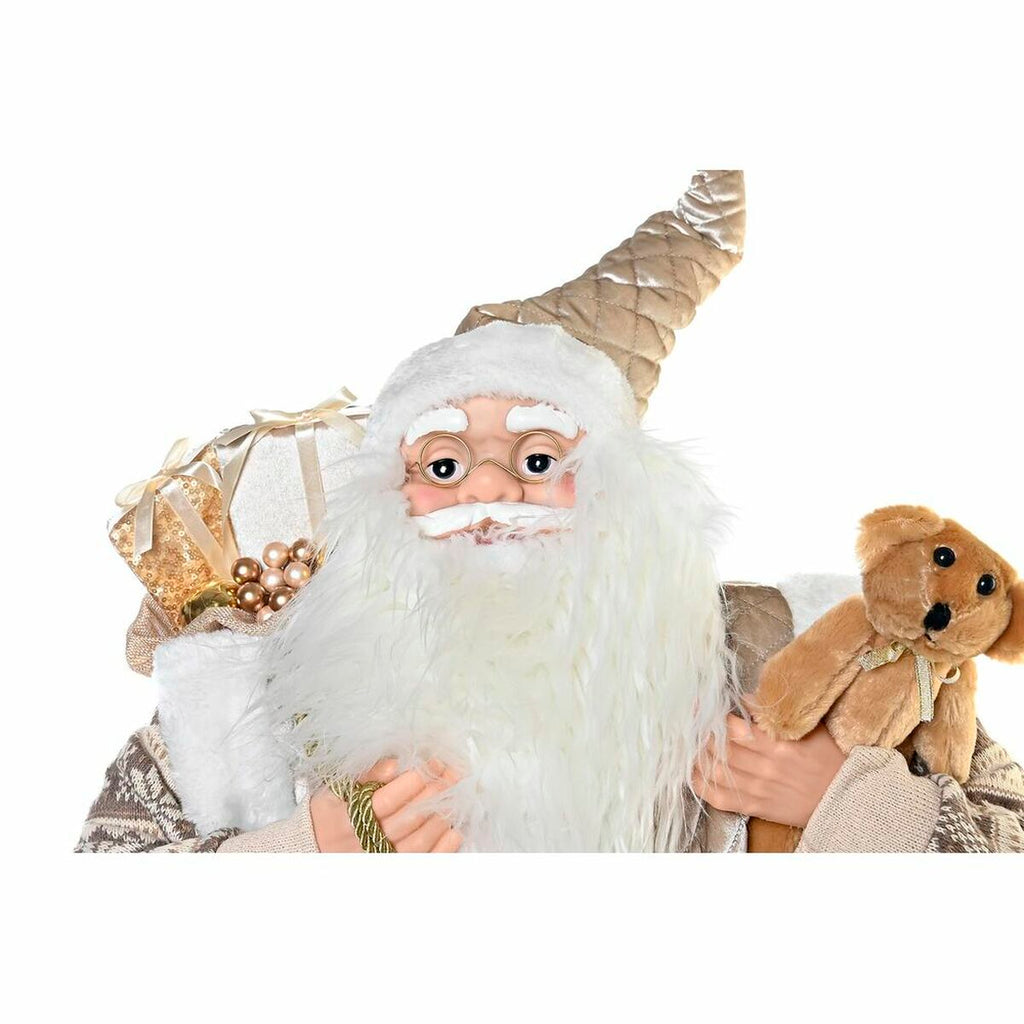 DKD Home Decor Santa Claus Gray PVC Decoration 45 x 34 x 80 cm