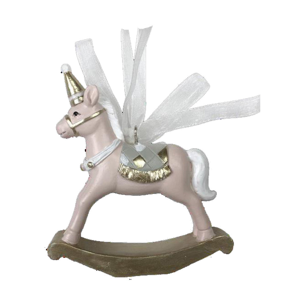 Adorno Navideño DKD Home Decor Resina Caballo (6,5 x 3 x 9 cm) (2 Unidades)