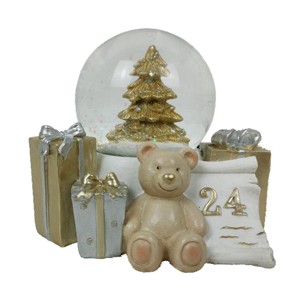 Christmas Ornament DKD Home Decor Resin Bear (11 x 9 x 9 cm) (2 Units)