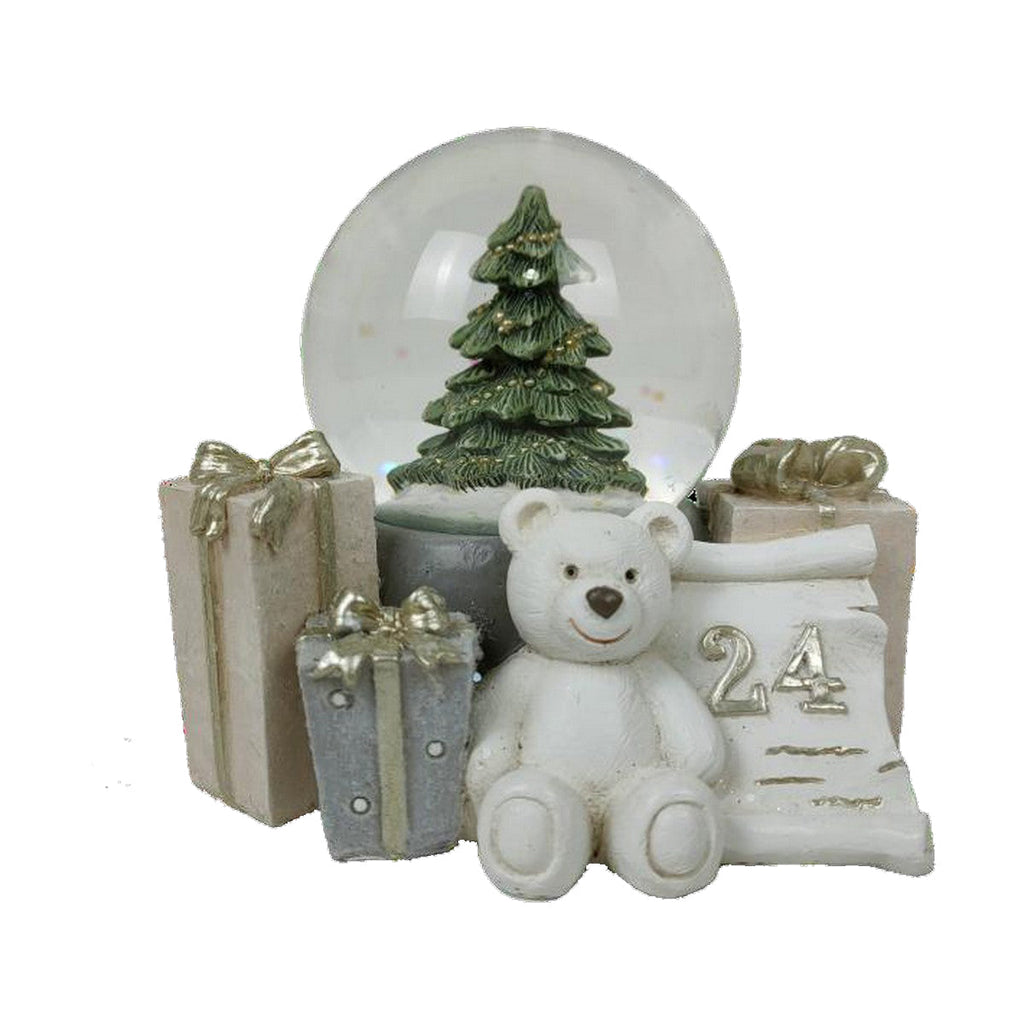 Christmas Ornament DKD Home Decor Resin Bear (11 x 9 x 9 cm) (2 Units)