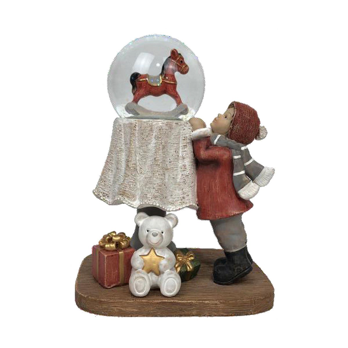Christmas Ornament DKD Home Decor Resin (12.5 x 9.5 x 16 cm) (2 Units)