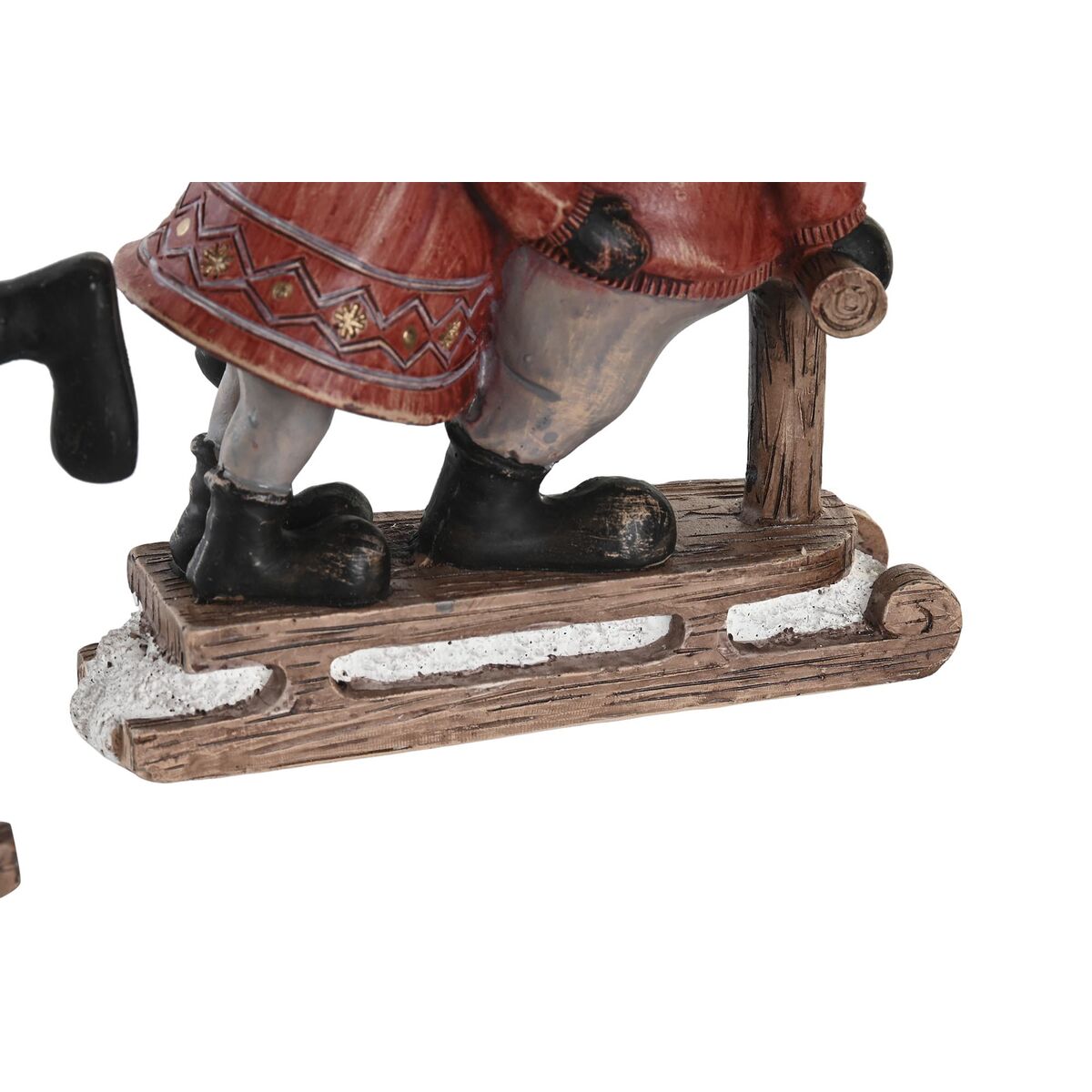 Christmas Ornament DKD Home Decor Resin Reindeer (13 x 6 x 18 cm) (4 Units)