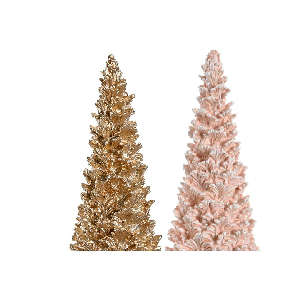 Christmas Ornament DKD Home Decor Resin Tree (10.5 x 10.5 x 32 cm) (2 Units)