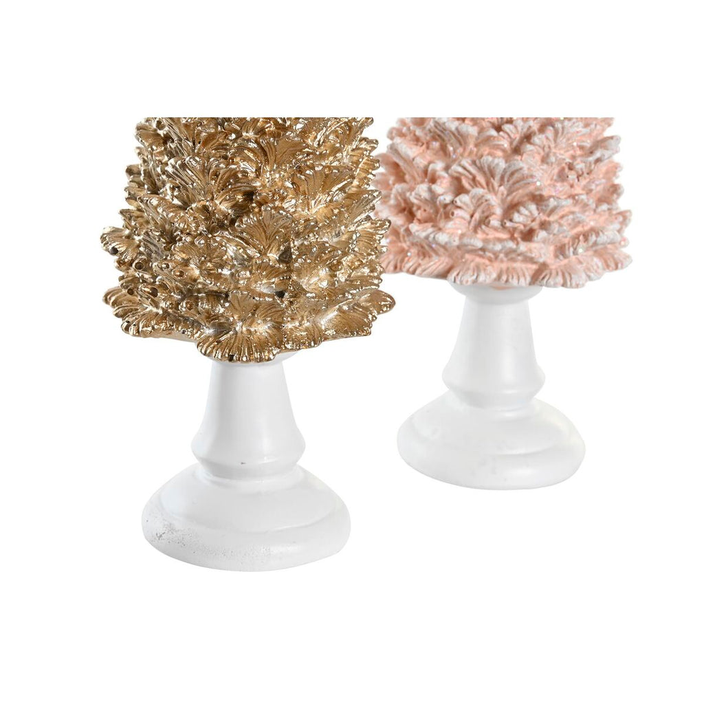 Christmas Ornament DKD Home Decor Resin Tree (10.5 x 10.5 x 32 cm) (2 Units)