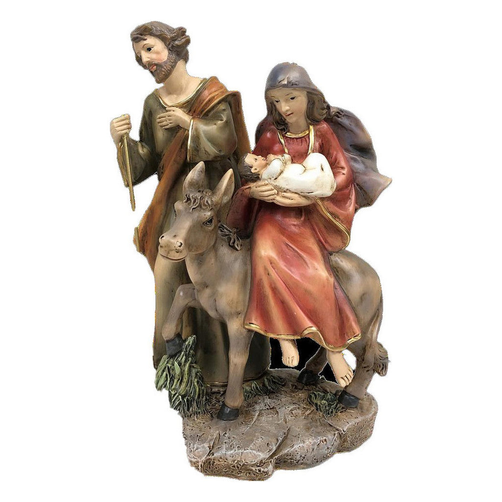 DKD Home Decor Resin Nativity Scene (2 Units) (12 x 12 x 21 cm)