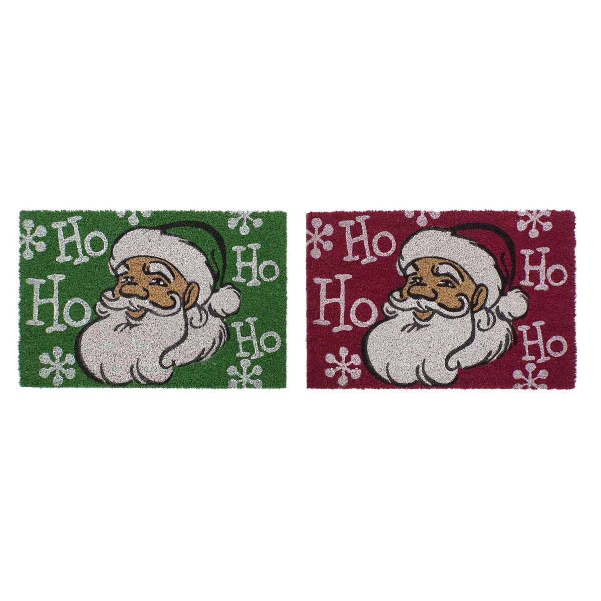 DKD Home Decor Christmas PVC Santa Claus Rug (60 x 40 x 1.5 cm) (2 Units)