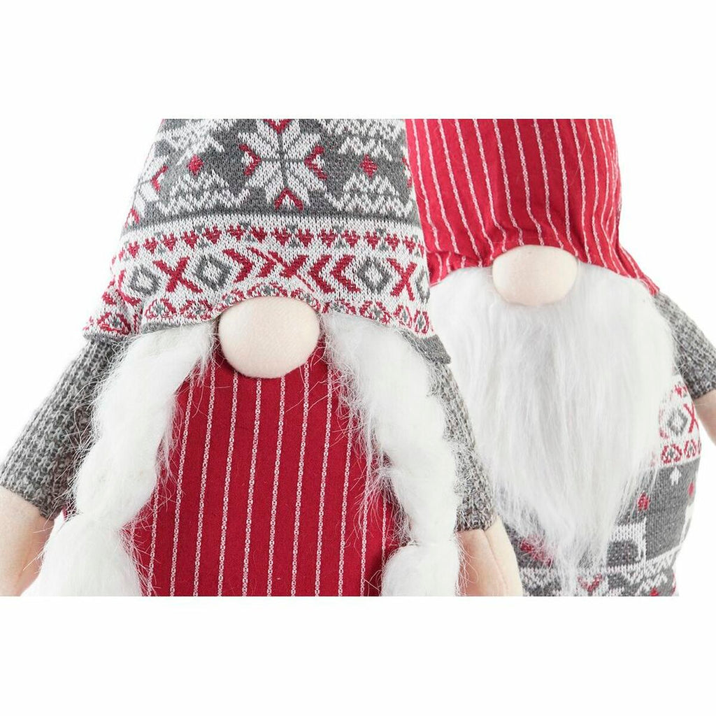 Christmas Ornament DKD Home Decor Gnome Polyester (24 x 14 x 58 cm) (2 Units)