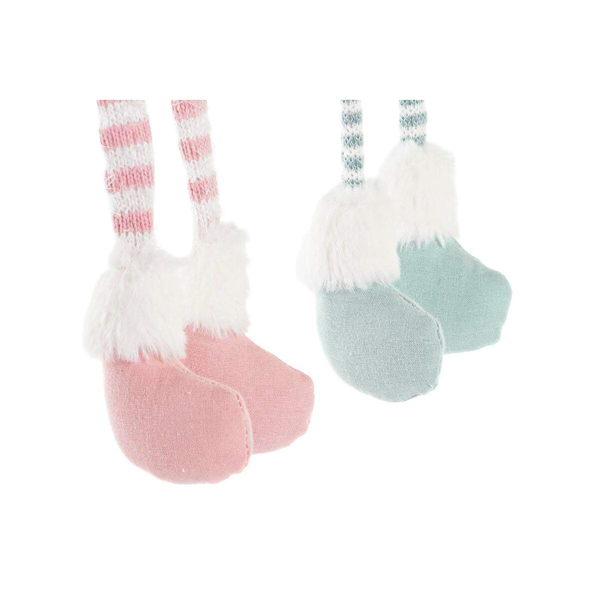 Decorative Figure DKD Home Decor Christmas Fairy Polyester Angel (15 x 10 x 53 cm) (2 Units)