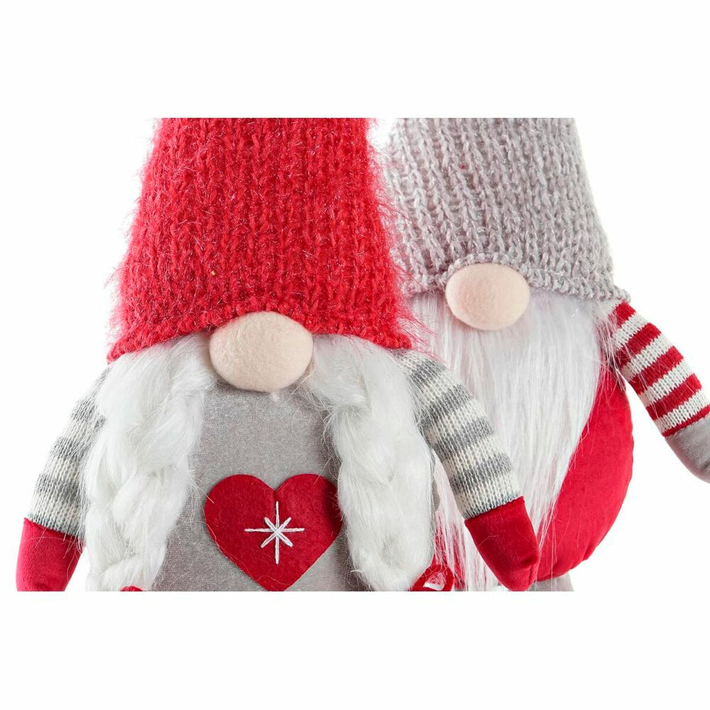 Decorative Figure DKD Home Decor Christmas Gnome Polyester (20 x 9 x 50 cm) (2 Units)