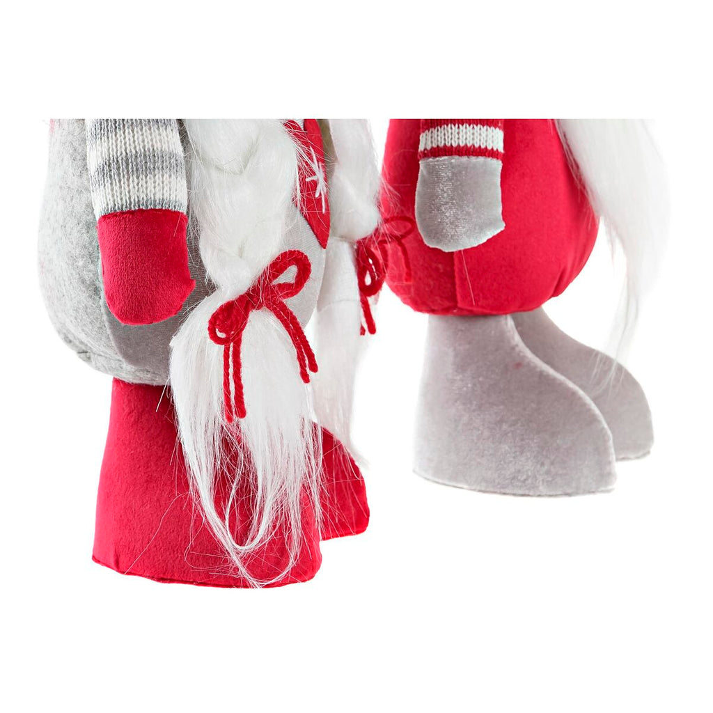 Decorative Figure DKD Home Decor Christmas Gnome Polyester (20 x 9 x 50 cm) (2 Units)
