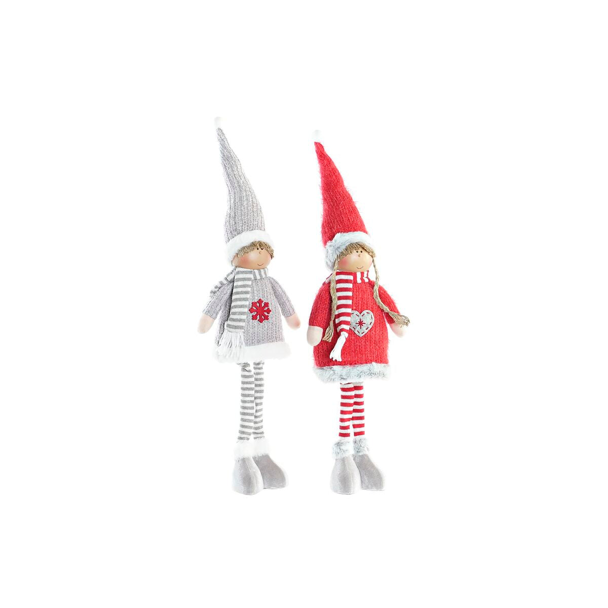 DKD Home Decor Christmas Decorative Figure, Polyester Doll (17 x 9 x 79 cm) (2 Units)