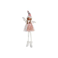 Decorative Figure DKD Home Decor Christmas Fairy Polyester Angel (22 x 15 x 48 cm) (2 Units)