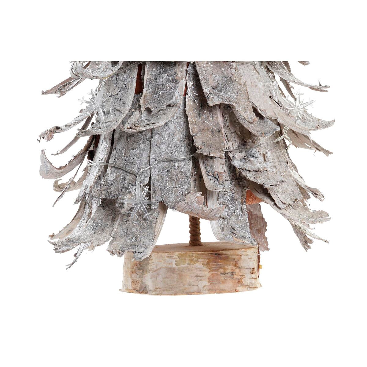 DKD Home Decor Christmas Tree, Natural Grey Birch, 35 x 35 x 96 cm