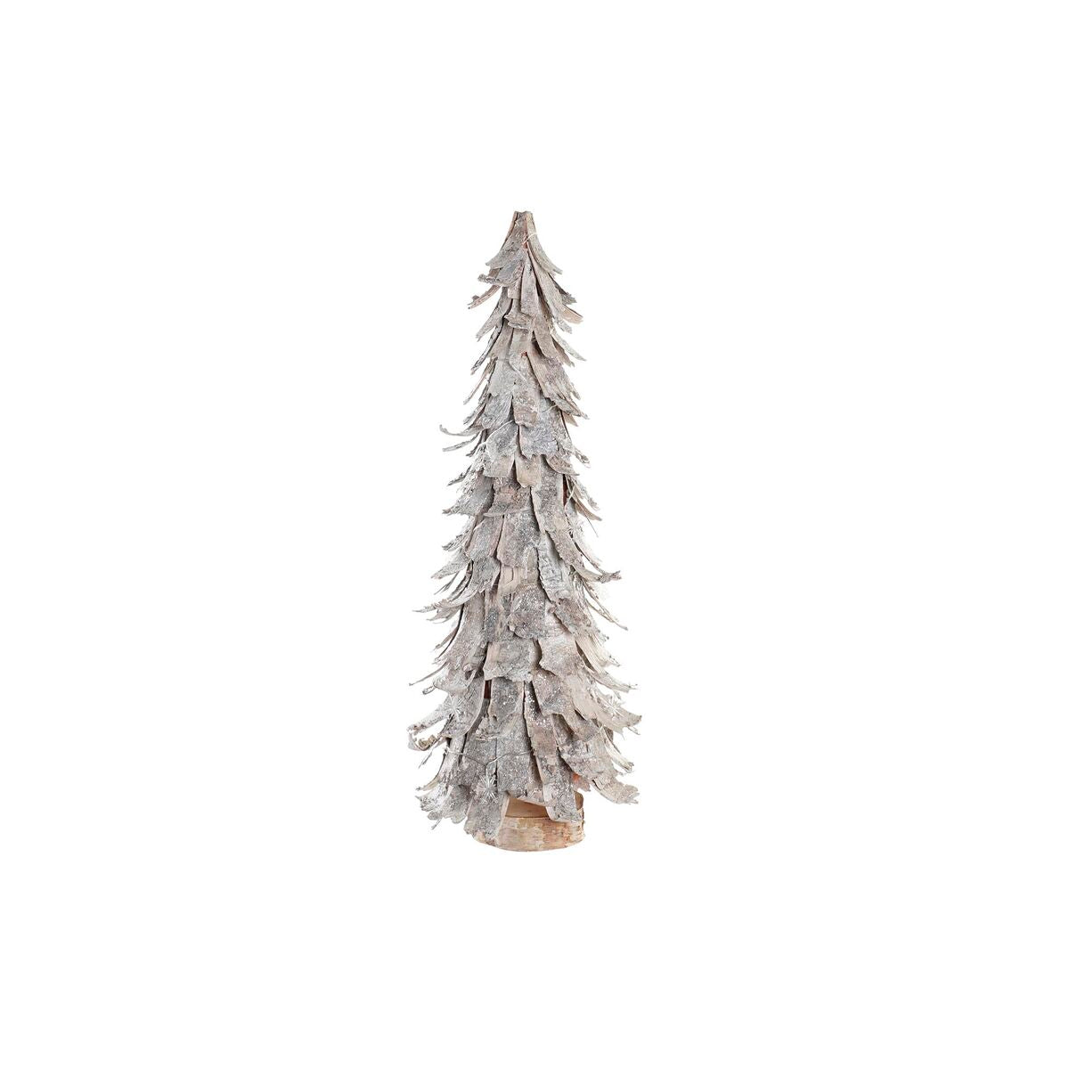 DKD Home Decor Christmas Tree, Natural Grey Birch, 35 x 35 x 96 cm