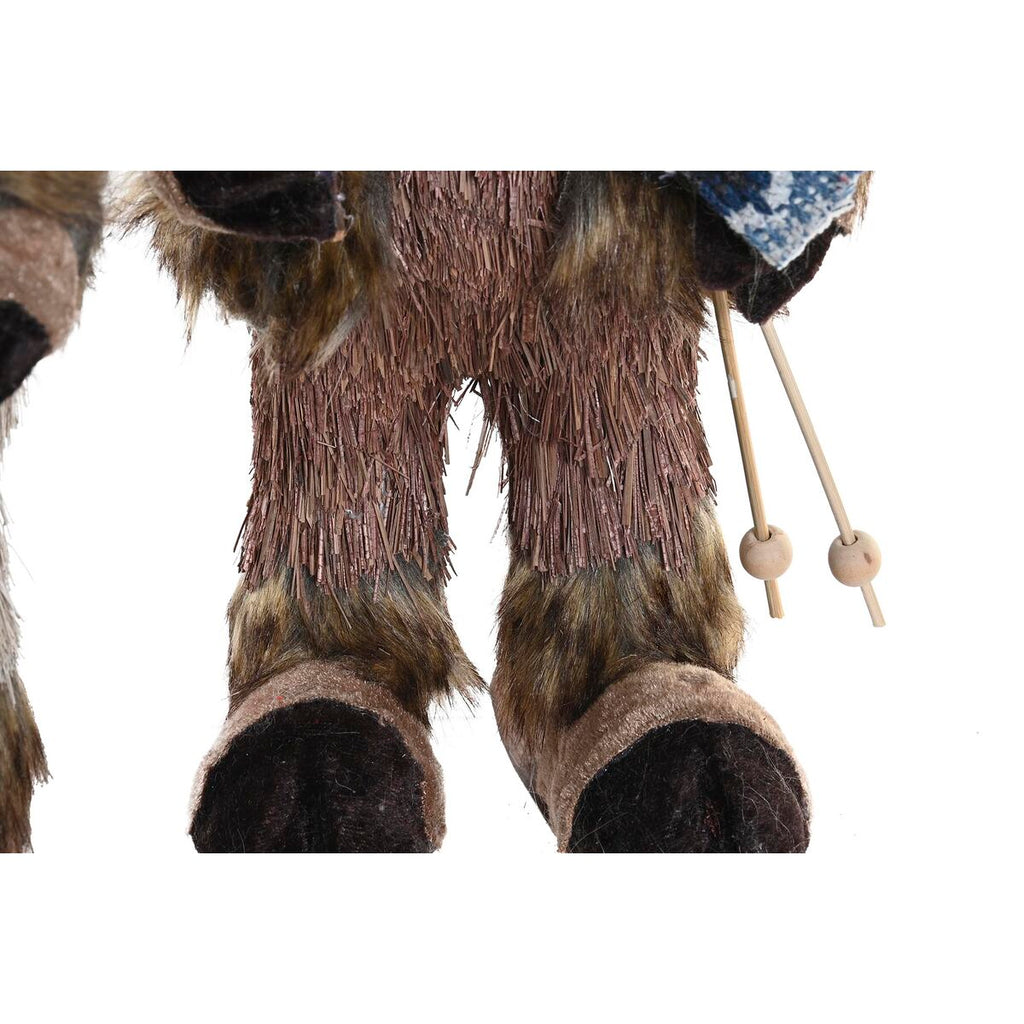 Decorative Figure DKD Home Decor Christmas Natural Reindeer polystyrene (15 x 16 x 35 cm) (2 Units)