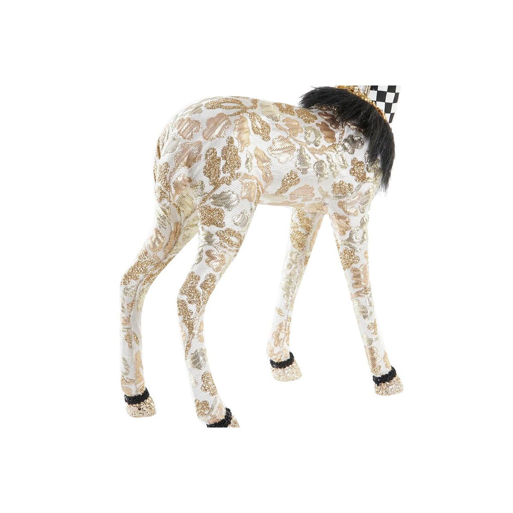 Christmas Ornament DKD Home Decor Black Gold Reindeer 35 x 18 x 55 cm