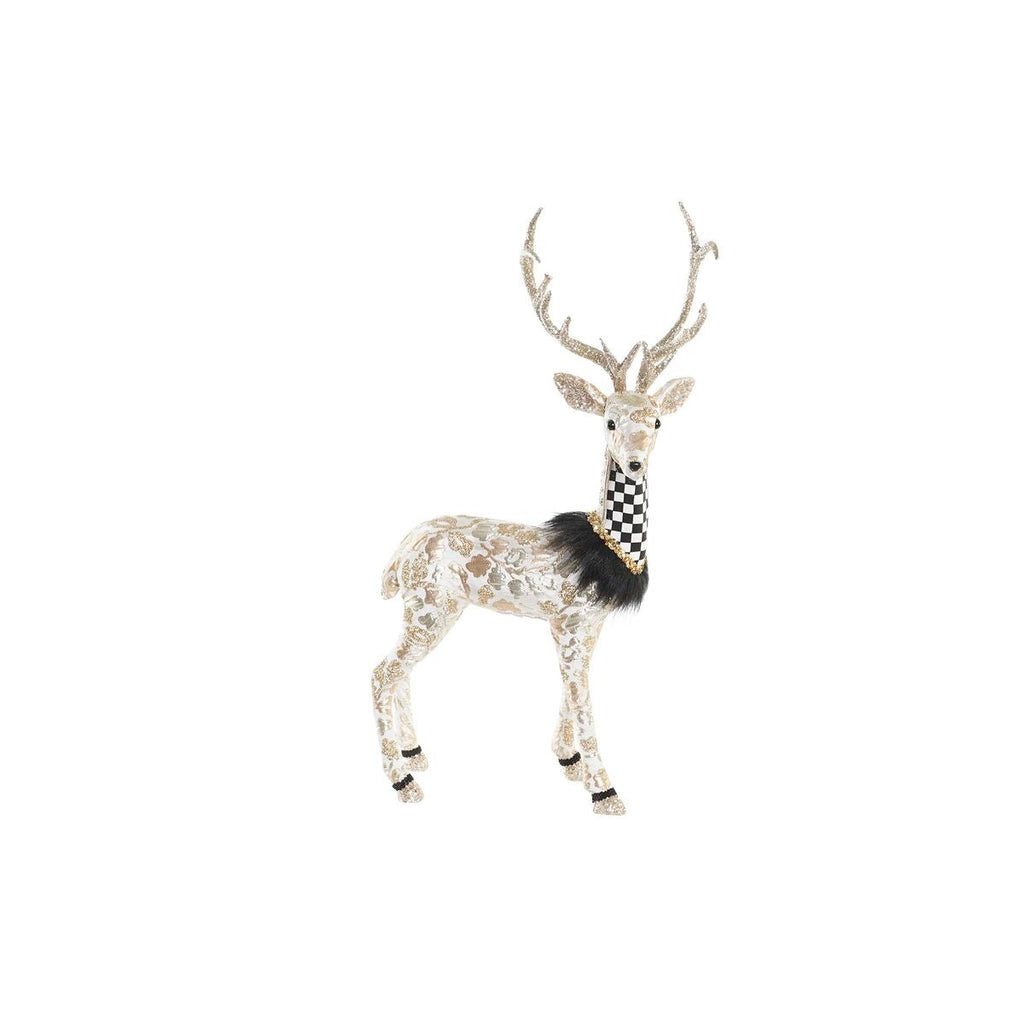Christmas Ornament DKD Home Decor Black Gold Reindeer 35 x 18 x 55 cm