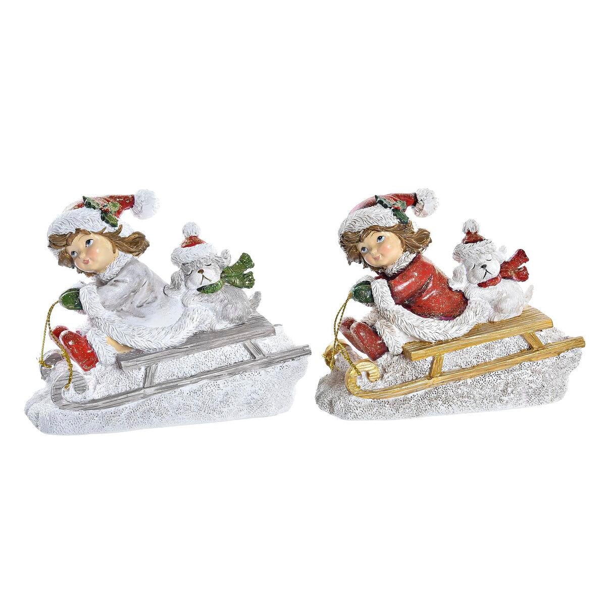 Christmas Ornament DKD Home Decor Resin (13 x 6 x 10.5 cm) (2 Units)