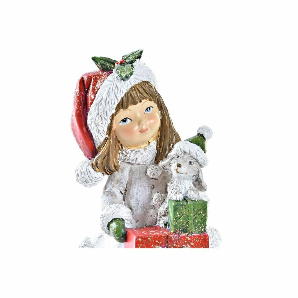 Christmas Ornament DKD Home Decor Resin Girls (6.5 x 6.5 x 12 cm) (2 Units)