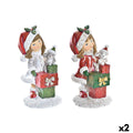 Christmas Ornament DKD Home Decor Resin Girls (6.5 x 6.5 x 12 cm) (2 Units)