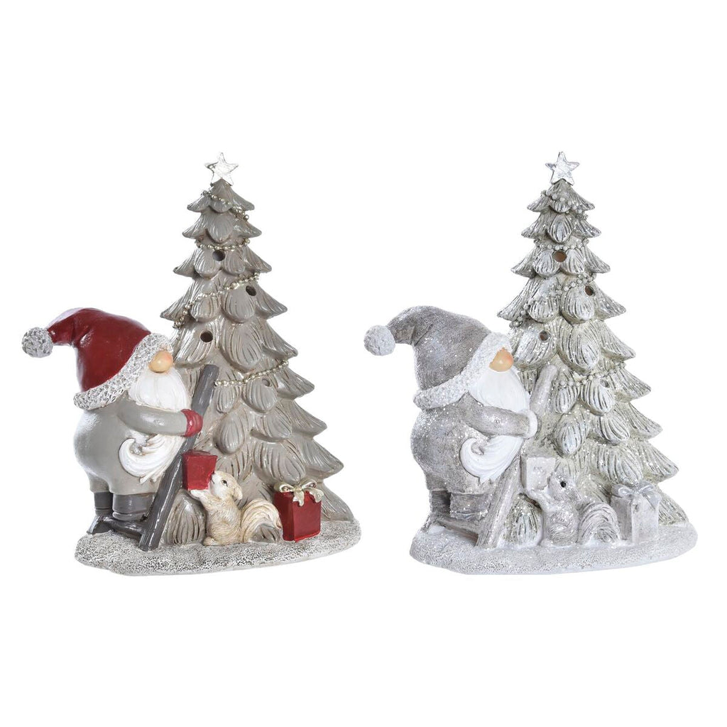 Christmas Ornament DKD Home Decor Resin Tree (15 x 10 x 18 cm) (2 Units)