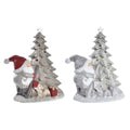 Christmas Ornament DKD Home Decor Resin Tree (15 x 10 x 18 cm) (2 Units)