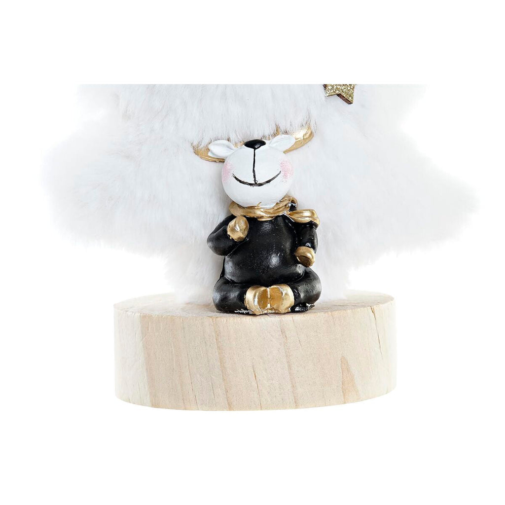 DKD Home Decor Christmas Ornament, Polyester MDF Resin Tree (12 x 8 x 15.5 cm) (2 Units)