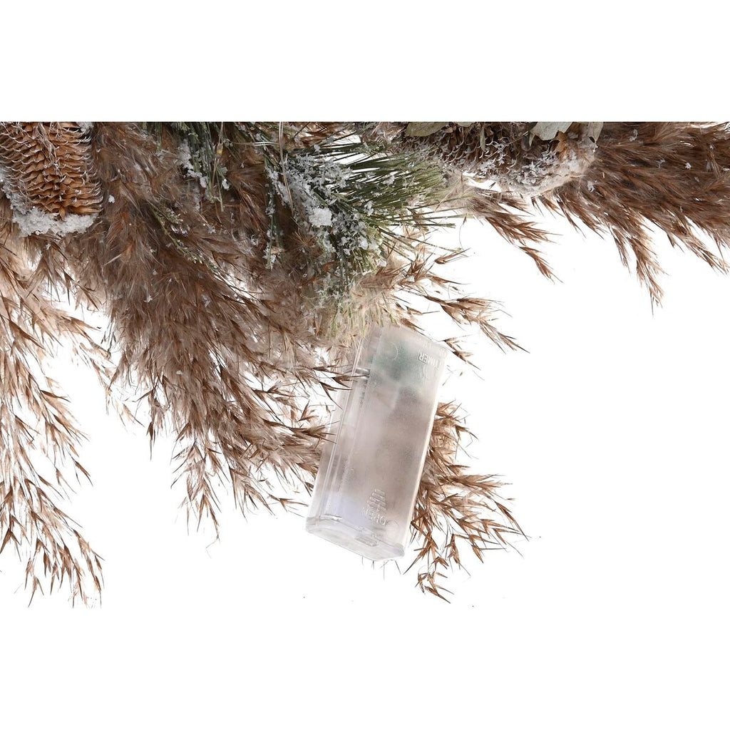 DKD Home Decor Christmas Wreath Flower (60 x 10 x 60 cm) (2 Units)