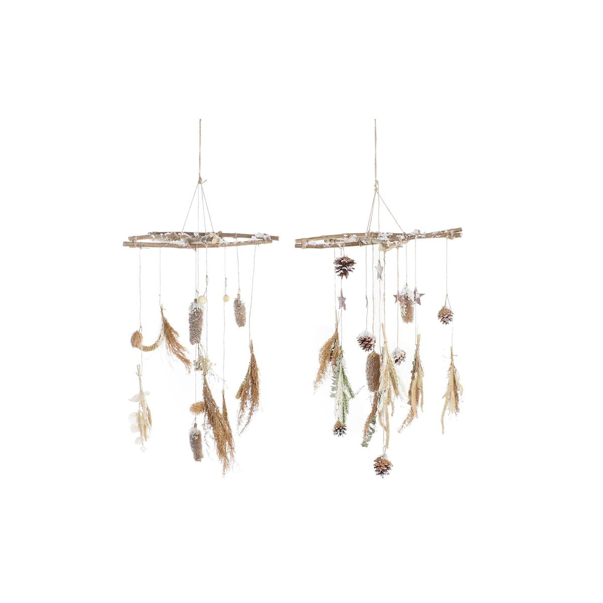 Christmas Ornament DKD Home Decor Wood (2 Units) (41 x 41 x 40 cm)