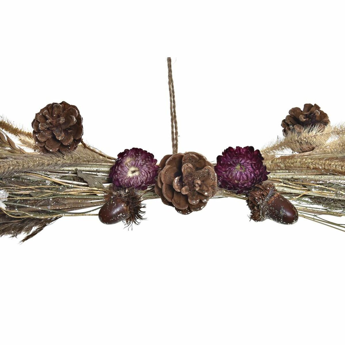 DKD Home Decor Christmas Ornament Flower (60 x 15 x 8 cm) (2 Units)