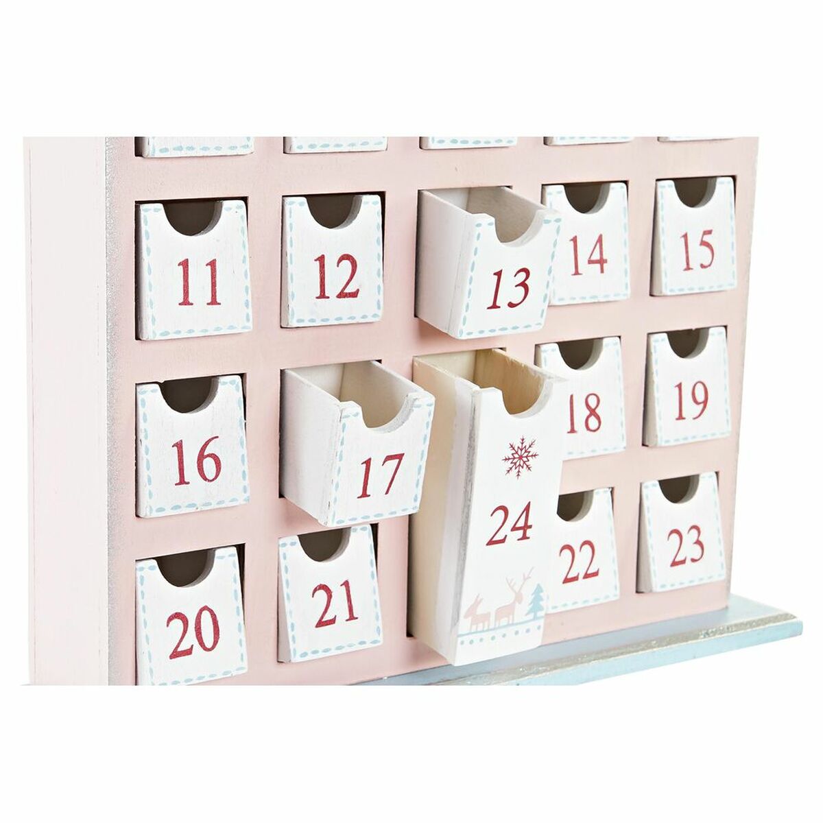 DKD Home Decor Wooden Advent Calendar (27 x 7 x 40 cm) (2 Units)