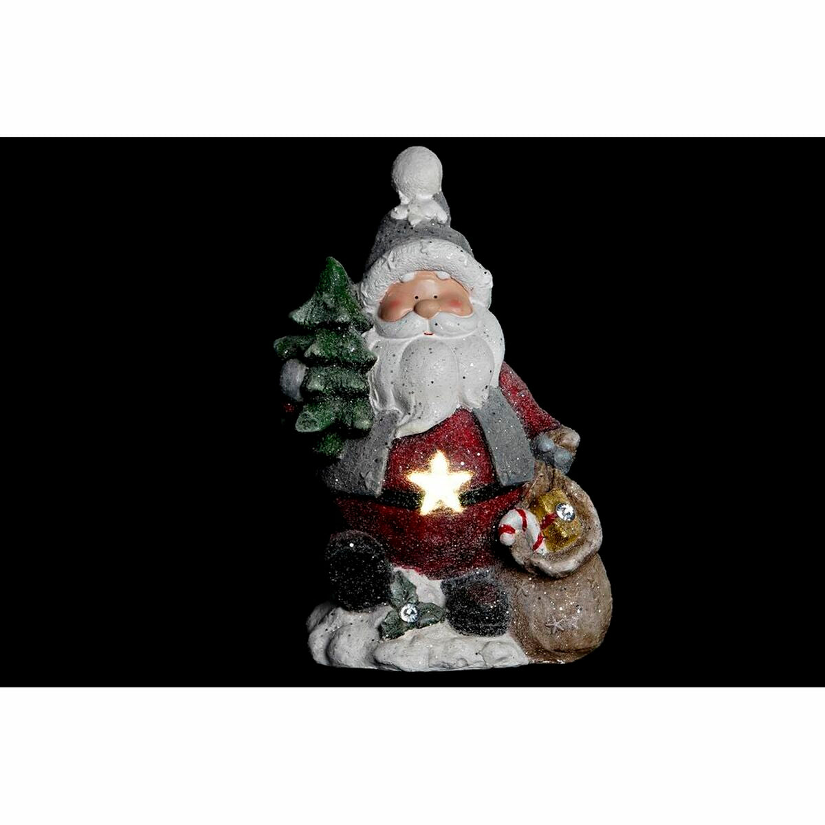Christmas Ornament DKD Home Decor Santa Claus Magnesium (27 x 20 x 43 cm) (2 Units)