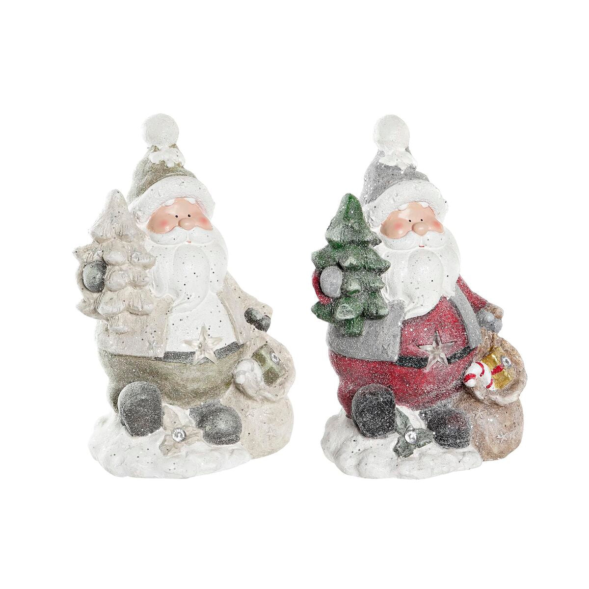 Christmas Ornament DKD Home Decor Santa Claus Magnesium (27 x 20 x 43 cm) (2 Units)