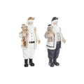 Christmas Ornament DKD Home Decor Resin Santa Claus (12 x 9 x 27 cm) (2 Units)