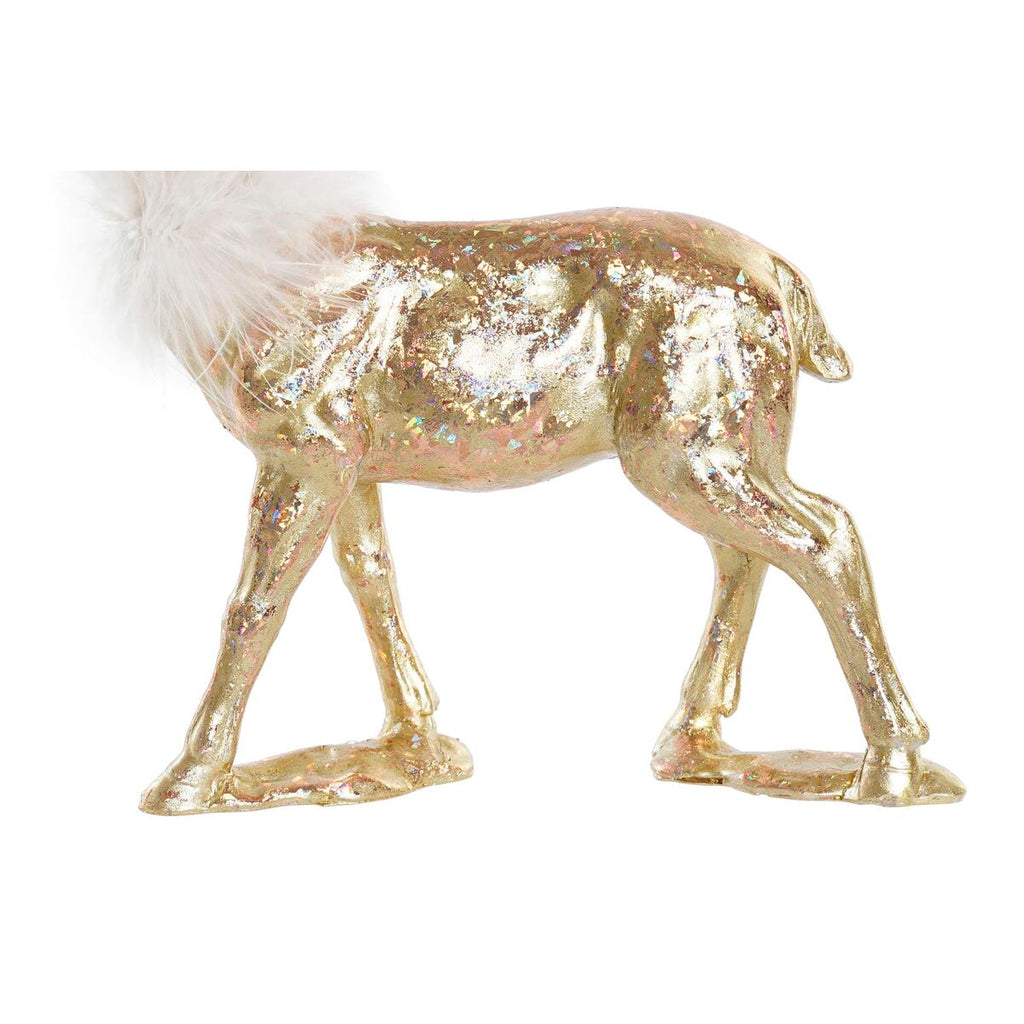 Christmas Ornament DKD Home Decor Resin Reindeer (17.5 x 9 x 22.5 cm) (2 Units)