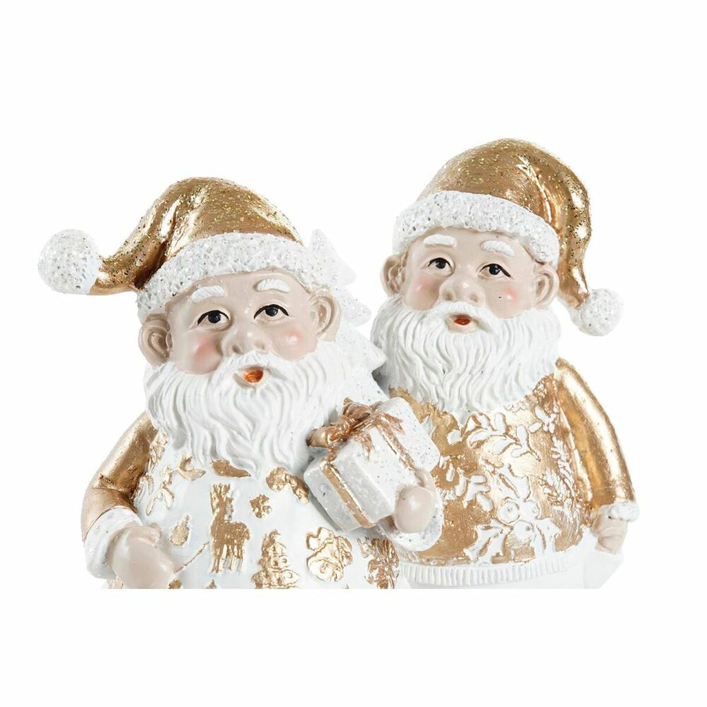 Christmas Ornament DKD Home Decor Resin Santa Claus (8 x 6 x 13.5 cm) (2 Units)