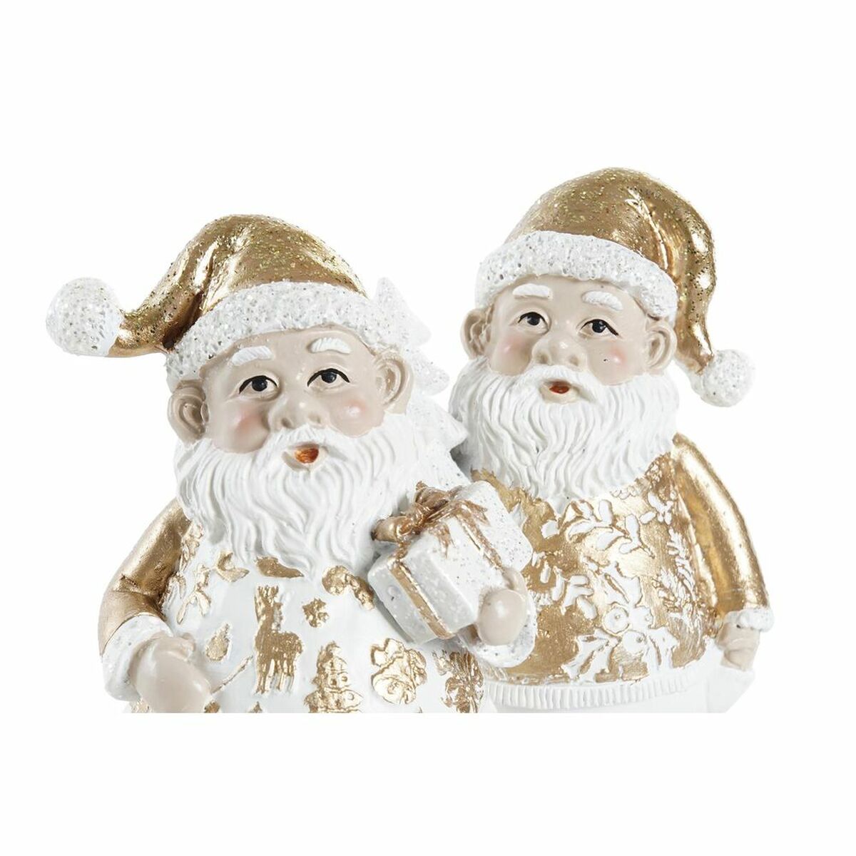 Christmas Ornament DKD Home Decor Resin Santa Claus (8 x 6 x 13.5 cm) (2 Units)