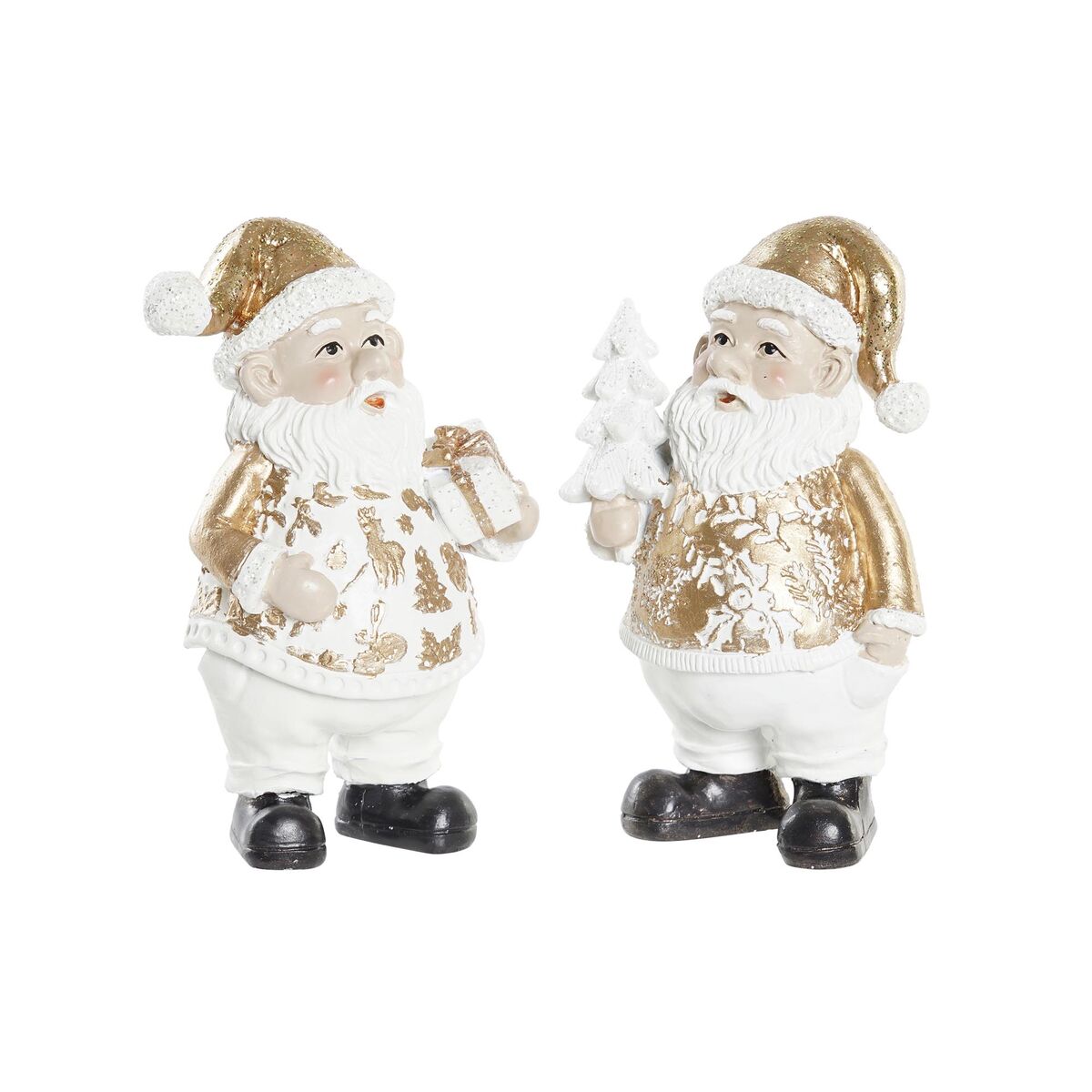 Christmas Ornament DKD Home Decor Resin Santa Claus (8 x 6 x 13.5 cm) (2 Units)