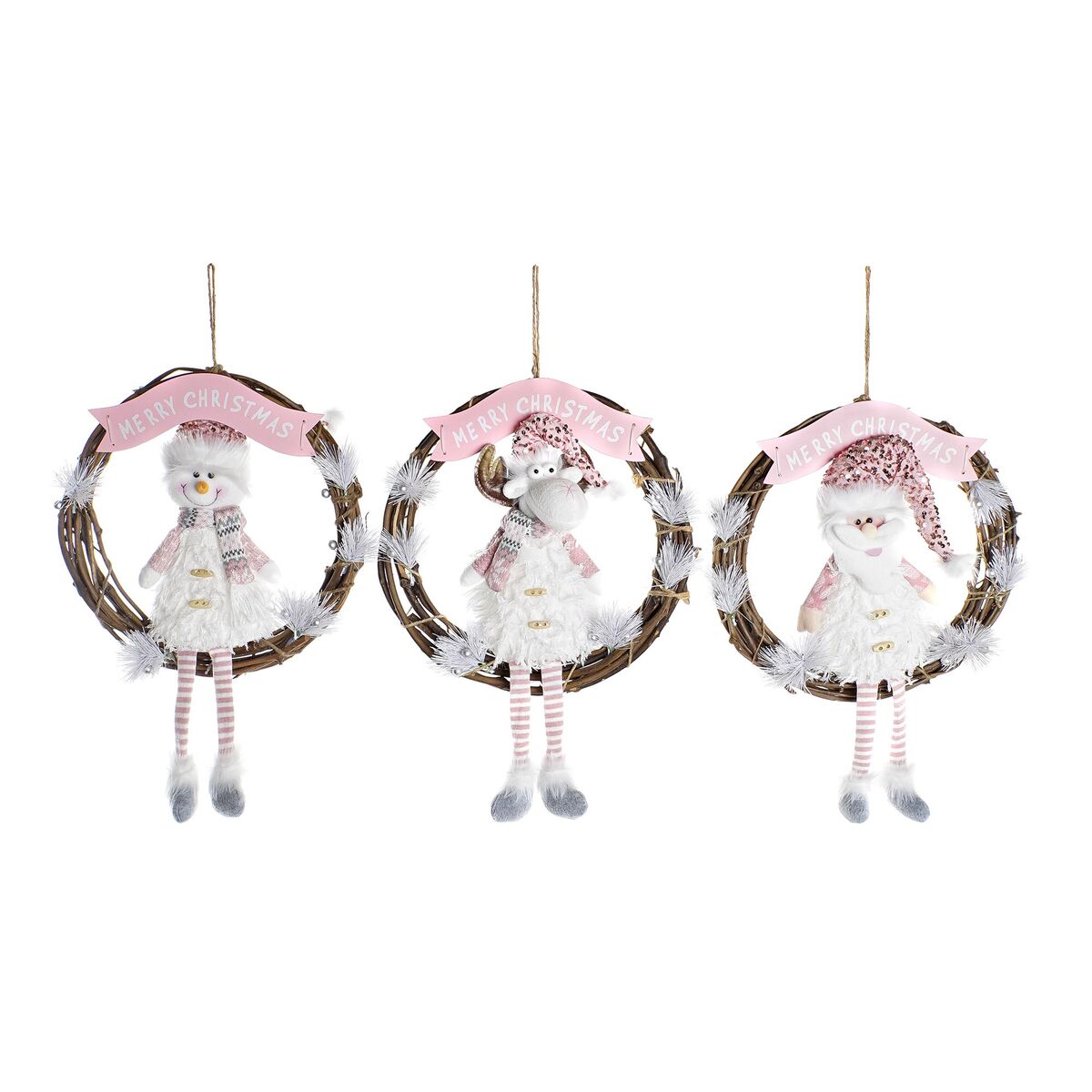 DKD Home Decor Rotim Christmas Ornament (37 x 10 x 38 cm) (3 Units)