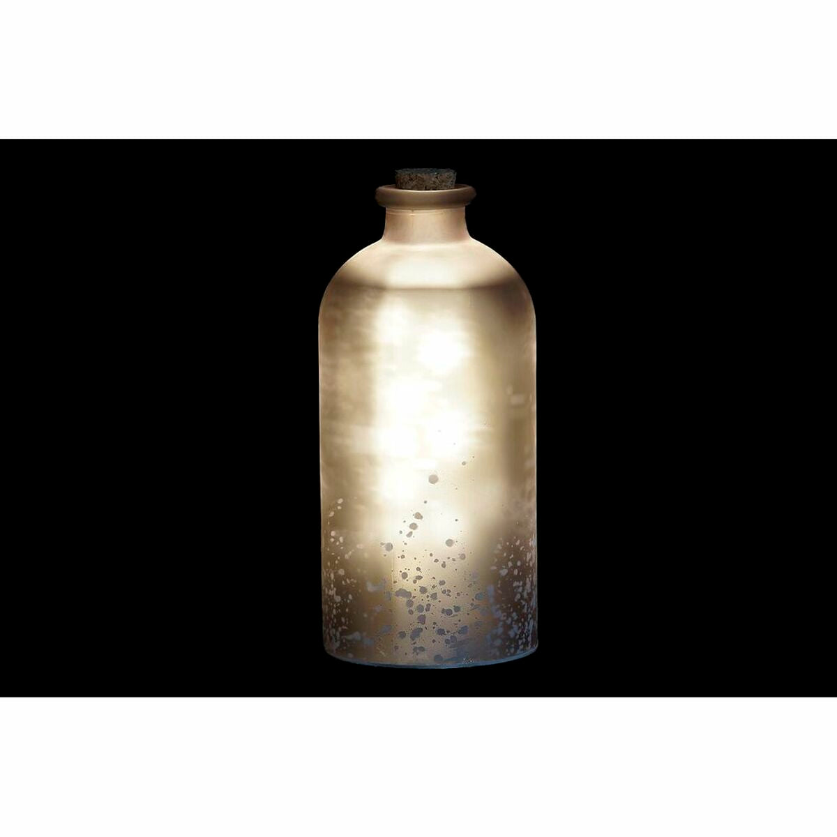 DKD Home Decor Christmas Light Decoration Brown White (11 x 11 x 25 cm) (2 Units)