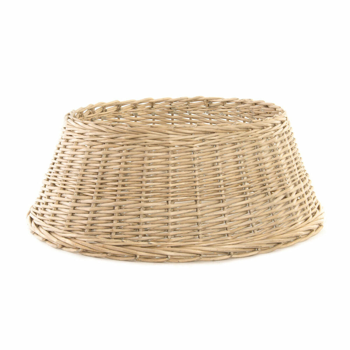 DKD Home Decor wicker Christmas tree rug (70 x 70 x 28 cm)