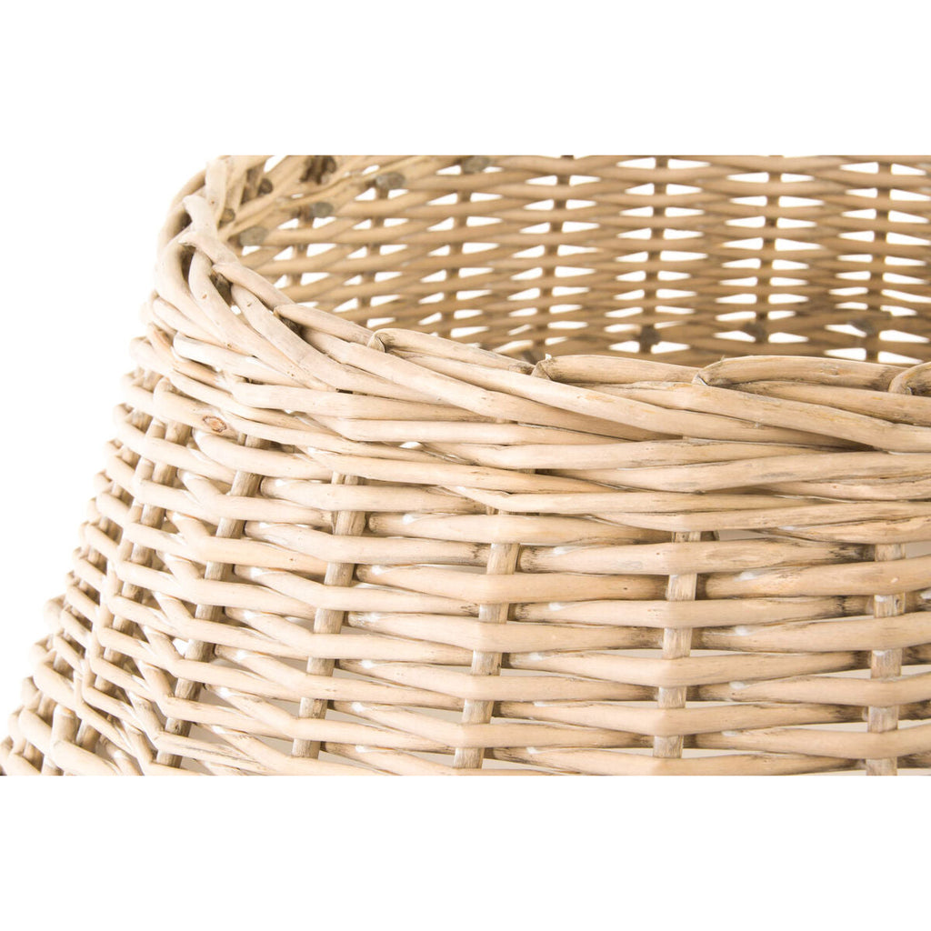 DKD Home Decor wicker Christmas tree rug (70 x 70 x 28 cm)