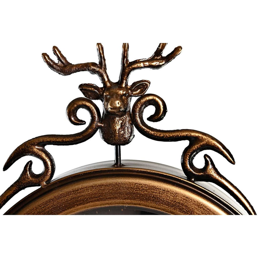 Relógio de Parede DKD Home Decor Preto Dourado Cristal Ferro Pêndulo 27 x 7,5 x 57,5 cm (2 Unidades)