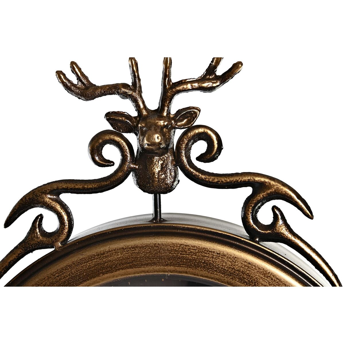 Relógio de Parede DKD Home Decor Preto Dourado Cristal Ferro Pêndulo 27 x 7,5 x 57,5 cm (2 Unidades)