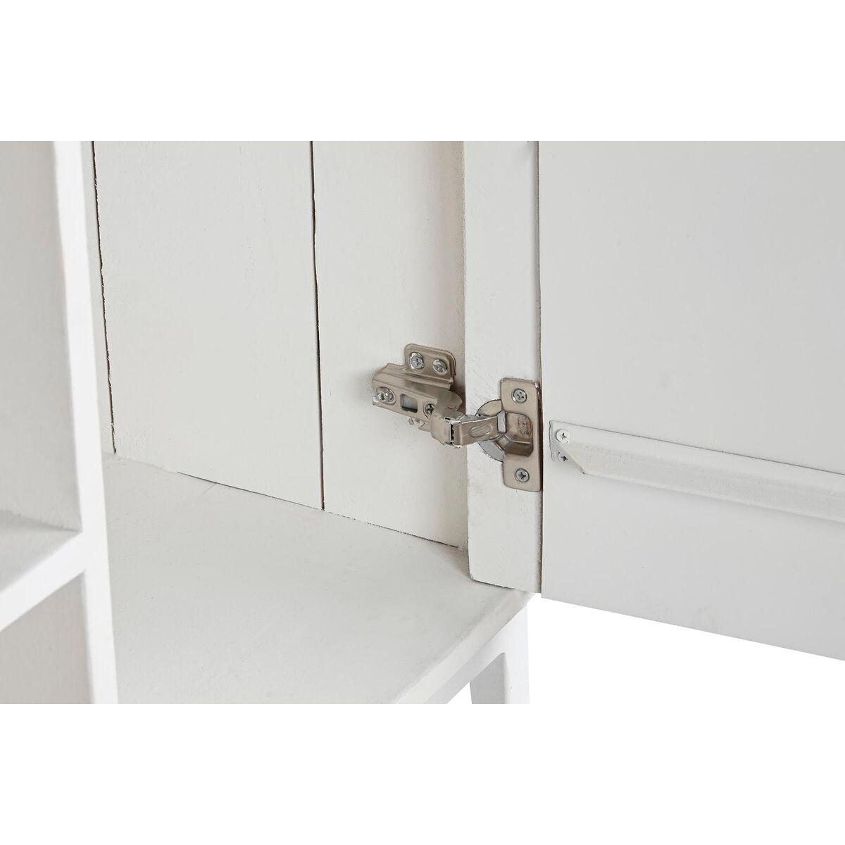 Móvel de TV DKD Home Decor Dourado Metal Branco Madeira de mangueira 120 x 40 x 60 cm