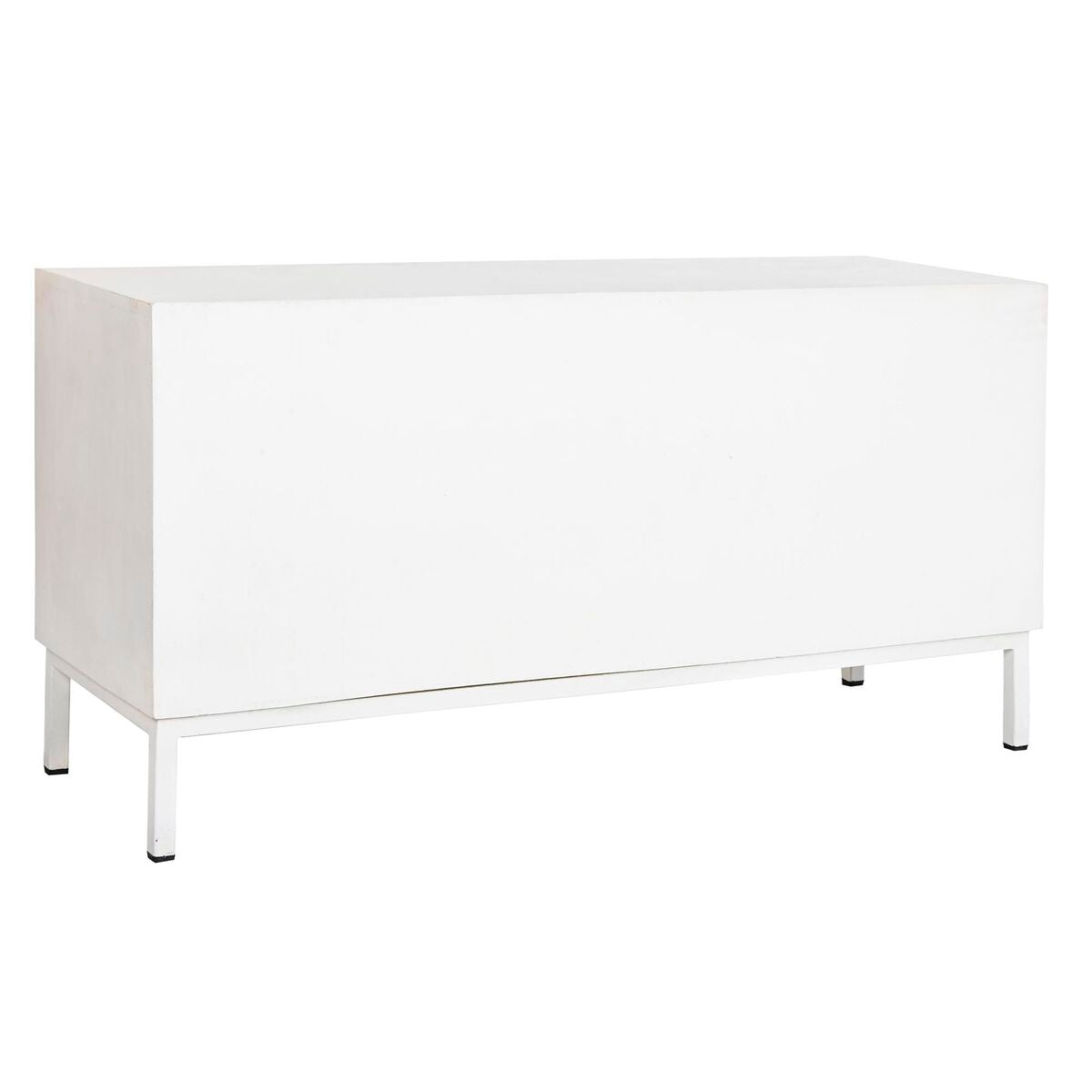 Móvel de TV DKD Home Decor Dourado Metal Branco Madeira de mangueira 120 x 40 x 60 cm