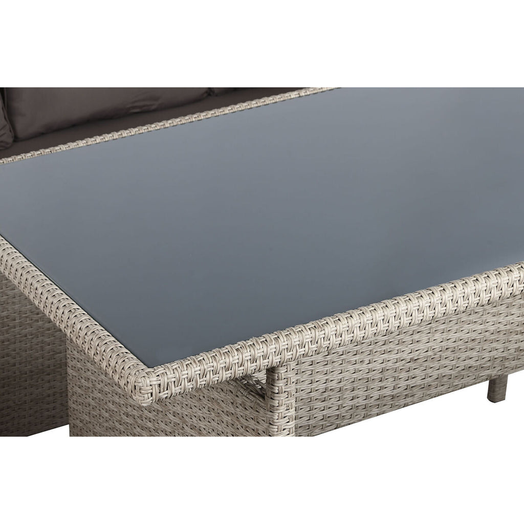 Móveis de jardim DKD Home Decor Castanho 177 x 72 x 80 cm (5 Peças)