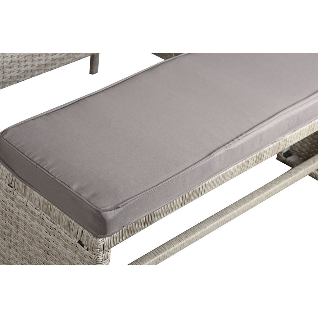 Móveis de jardim DKD Home Decor Castanho 177 x 72 x 80 cm (5 Peças)