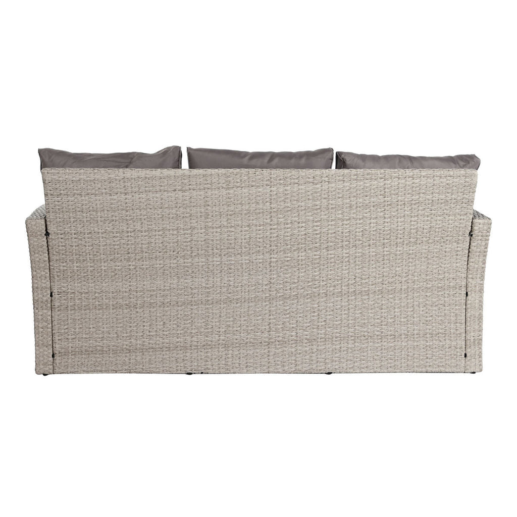 Móveis de jardim DKD Home Decor Castanho 177 x 72 x 80 cm (5 Peças)