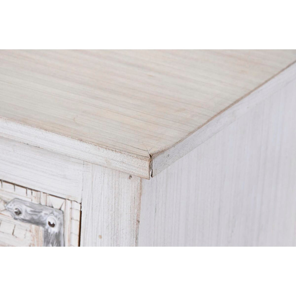 Móvel de TV DKD Home Decor Branco Madeira Madeira de mangueira 151 x 40 x 60 cm